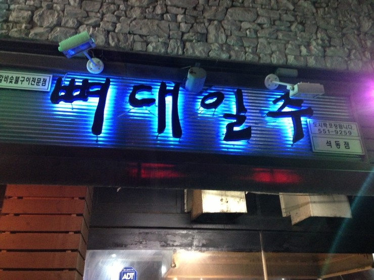 뼈대일주 이미지