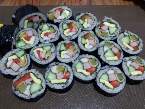 동글이김밥 이미지