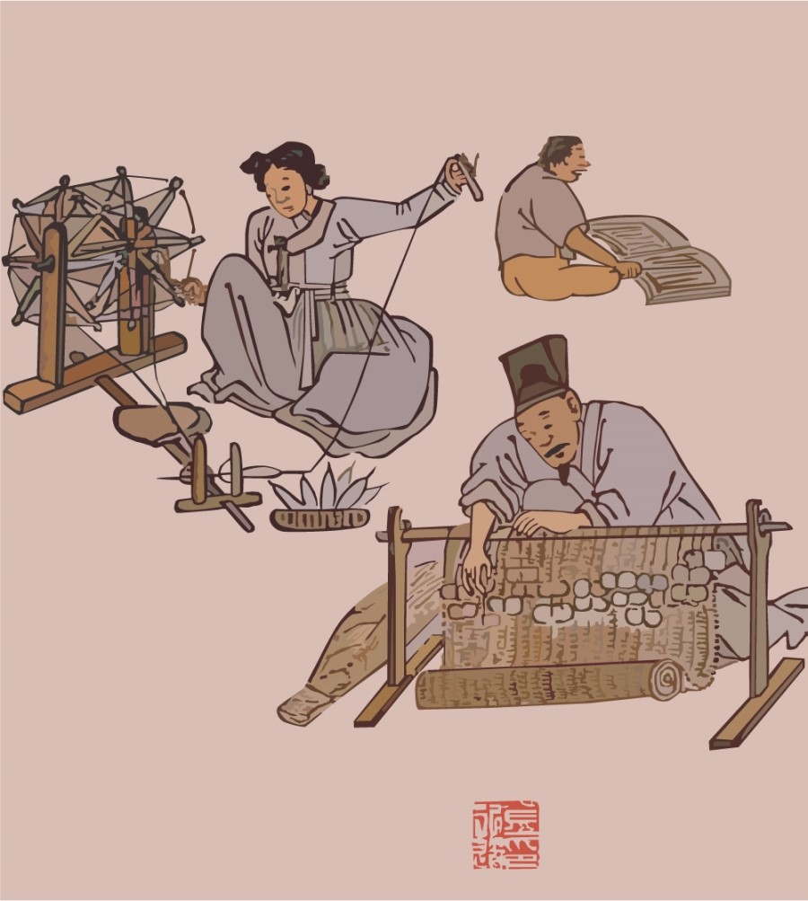 궁중타래과자 이미지