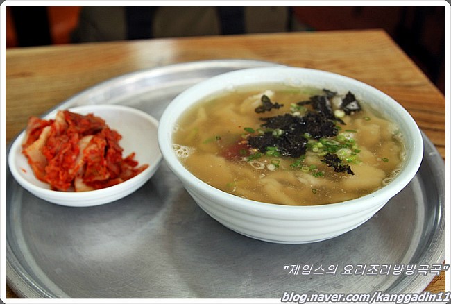 장모님칼국수.김치 이미지