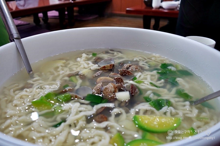 청정바지락칼국수 이미지