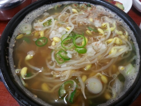 전주콩나물국밥 이미지