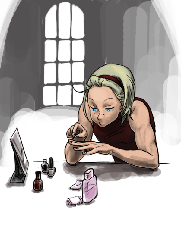 손톱칠 이미지