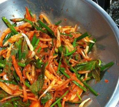 산오징어비빔，회 이미지