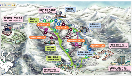 월드스키하이원렌탈샵 이미지