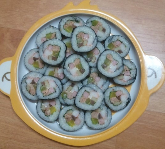 오색김밥 이미지
