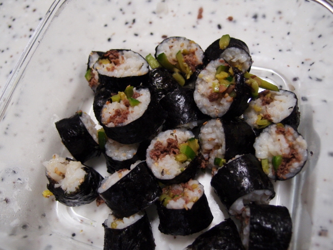 어른아이,김밥 이미지