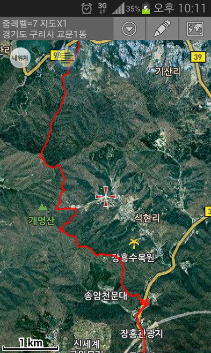 개명산 형제봉 이미지