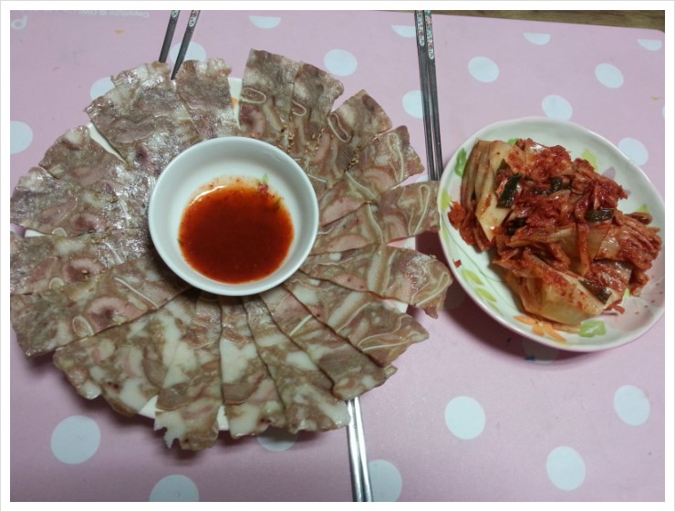 장보고야식 이미지