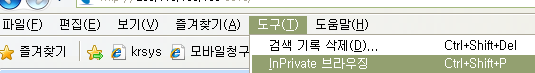 [IE] InPrive기능(팝업 오늘하루 그만보기 -> 다시보기) : 네이버 블로그