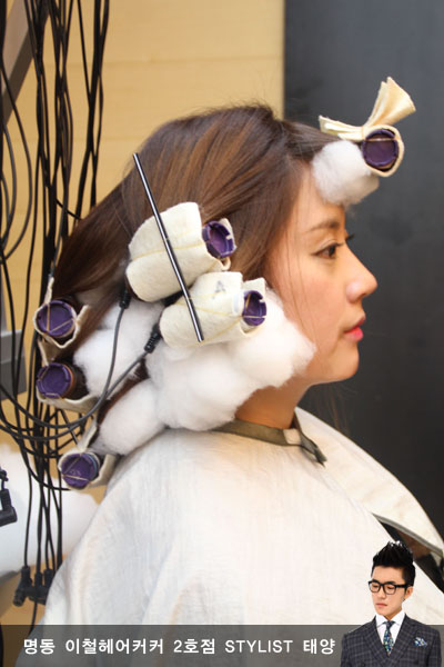 명동헤어연출 이미지
