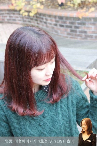 명동헤어연출 이미지
