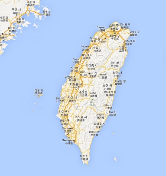 대만지도 : 네이버 블로그