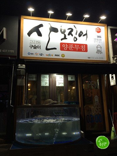 산오징어양푼무침 이미지