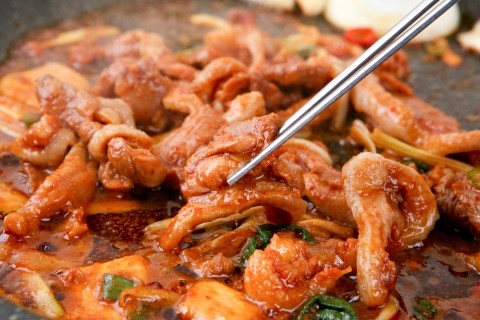 통큰생오리 이미지