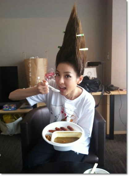 산다라헤어 이미지