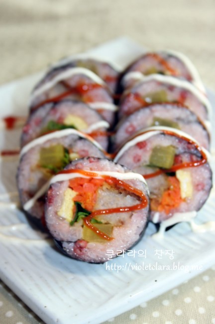 홍당무김밥 이미지