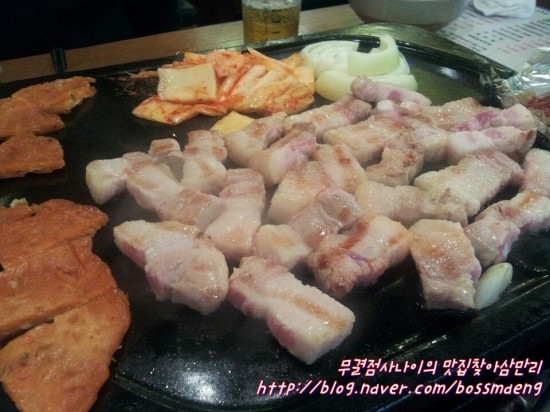 불타는삼겹살 이미지