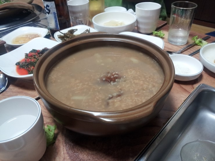 해조톳오리누룽지백숙 이미지