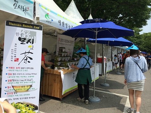 한산모시잎칼국수 이미지