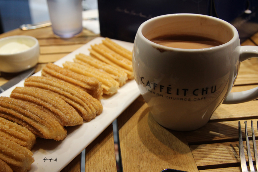 caffe&츄러스 이미지
