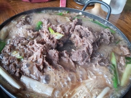 한우와 된장 이미지