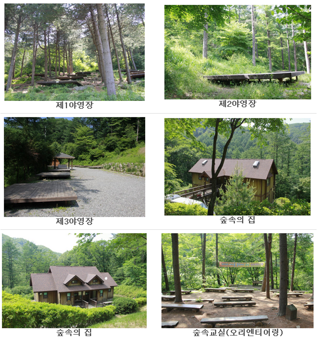 국립황정산자연휴양림캠핑장 이미지