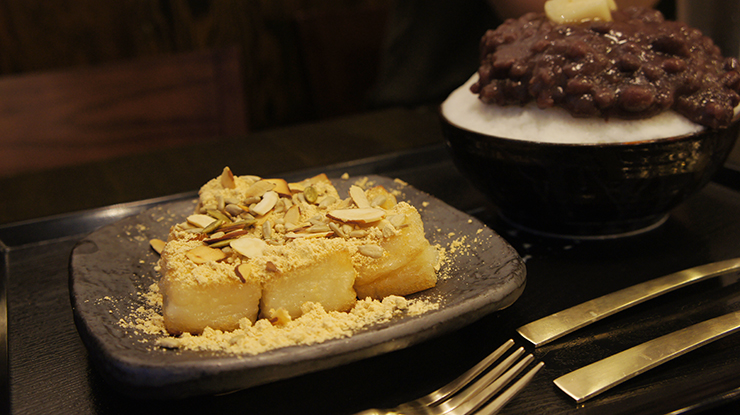 돼지팥빙수 이미지