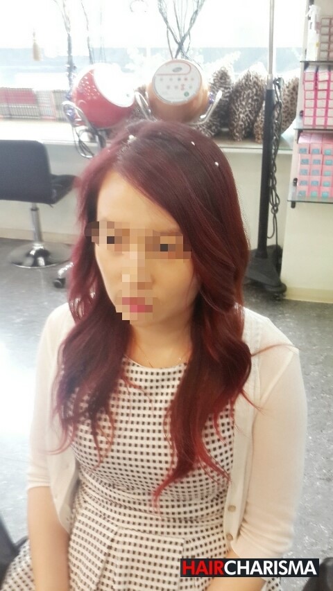 화이트헤어칼라 이미지