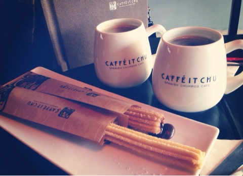 caffe&츄러스 이미지