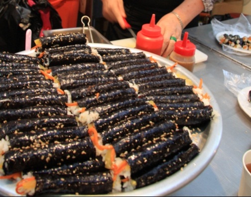 시장김밥 이미지