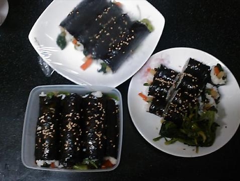 김밥과함께라면 이미지