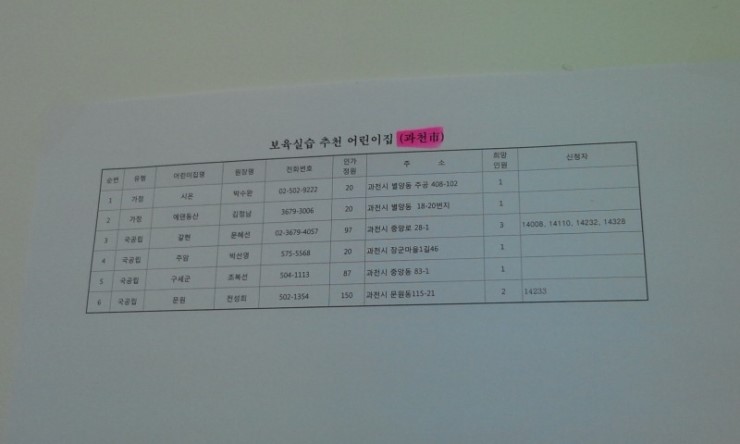 시립갈현어린이집 이미지