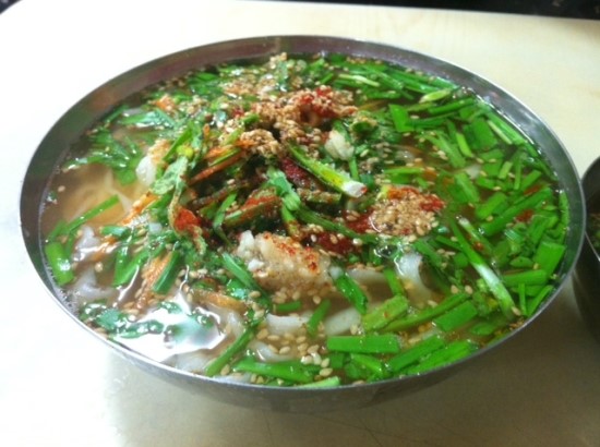 손칼국수 이미지
