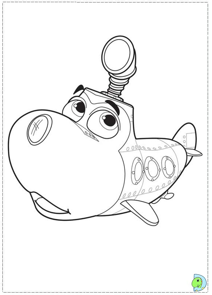 영화 꼬마잠수함 올리 색칠공부, Dive Olly Dive and The Pirate Treasure Coloring 네이버 블로그