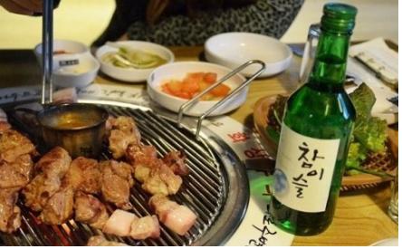 소주와삼겹살 이미지