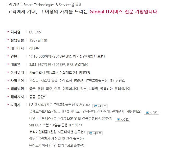 (주)엘지씨엔에스 이미지