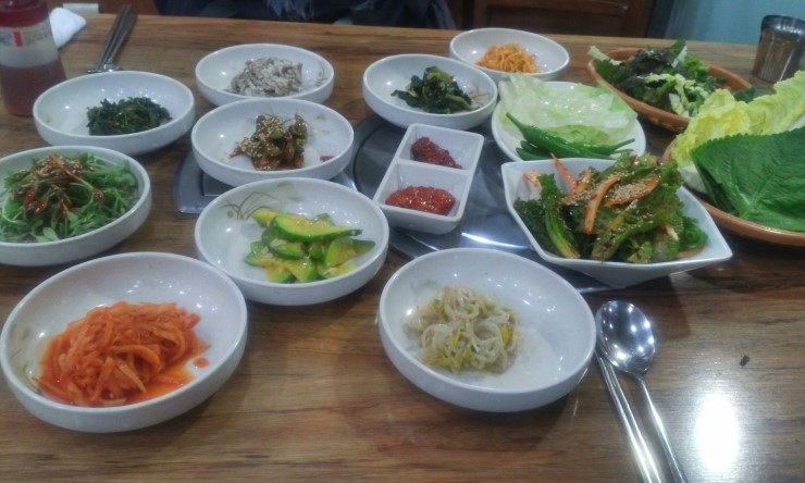 풀잎보리쌈밥생고기 이미지