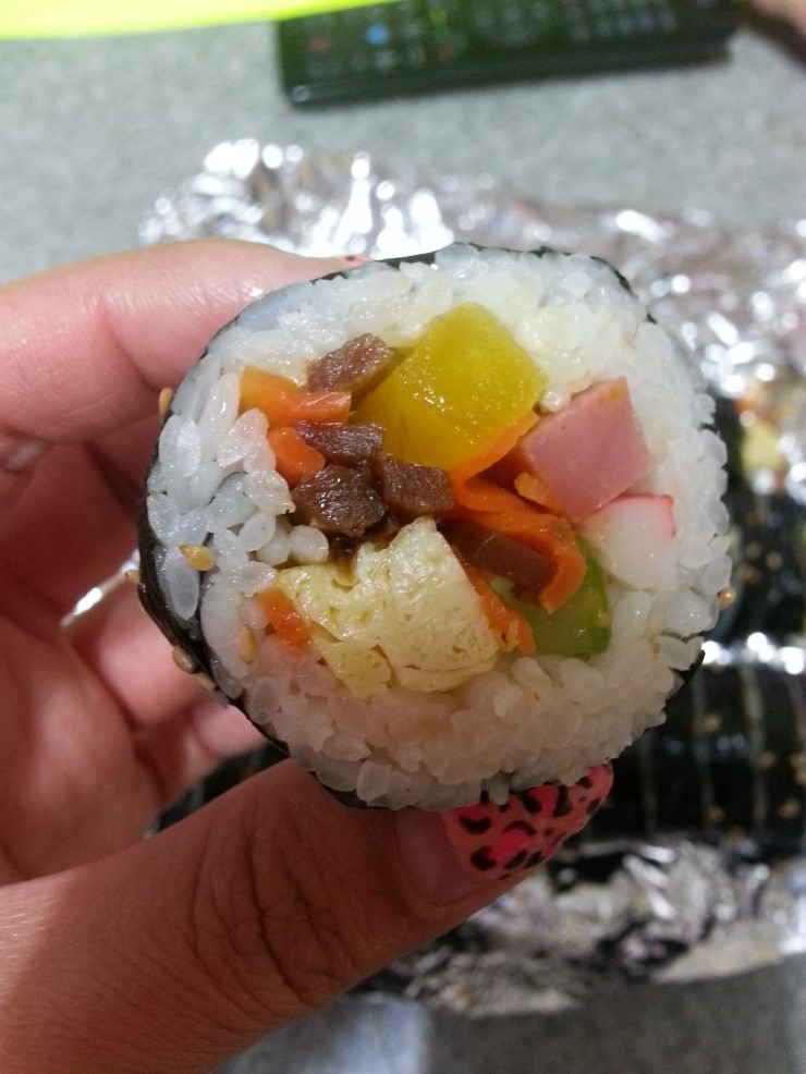 산이김밥 이미지