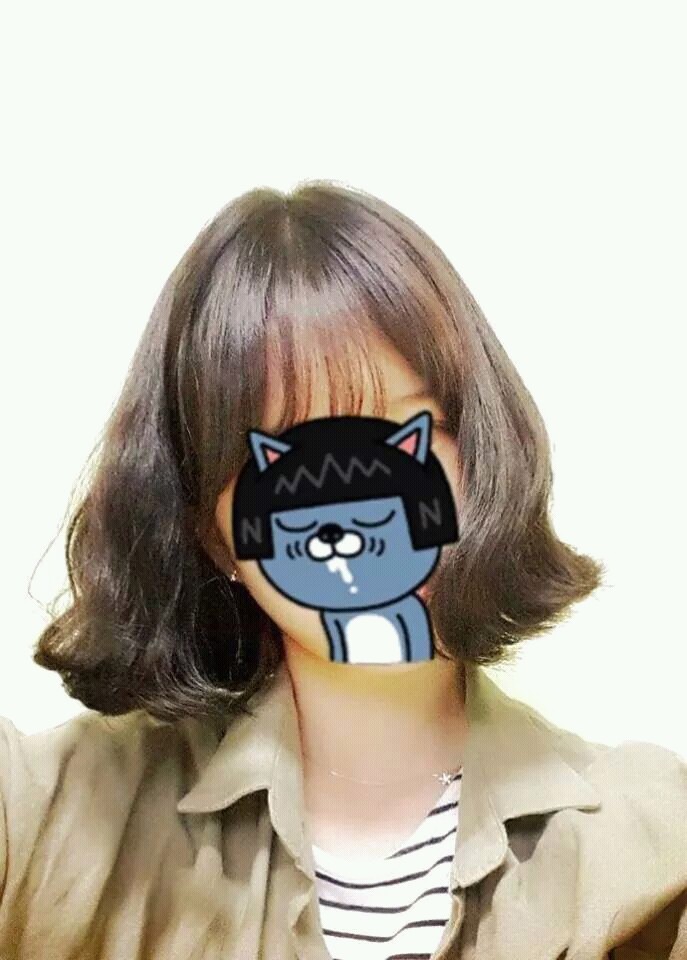긴머리짧은머리 이미지