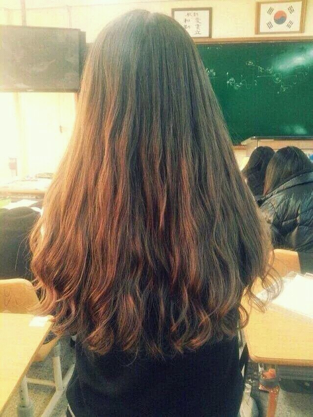긴머리짧은머리 이미지