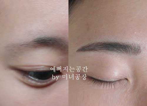 눈썹미녀 이미지