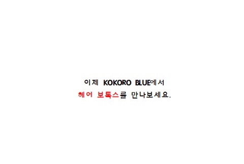 보톡스헤어 이미지