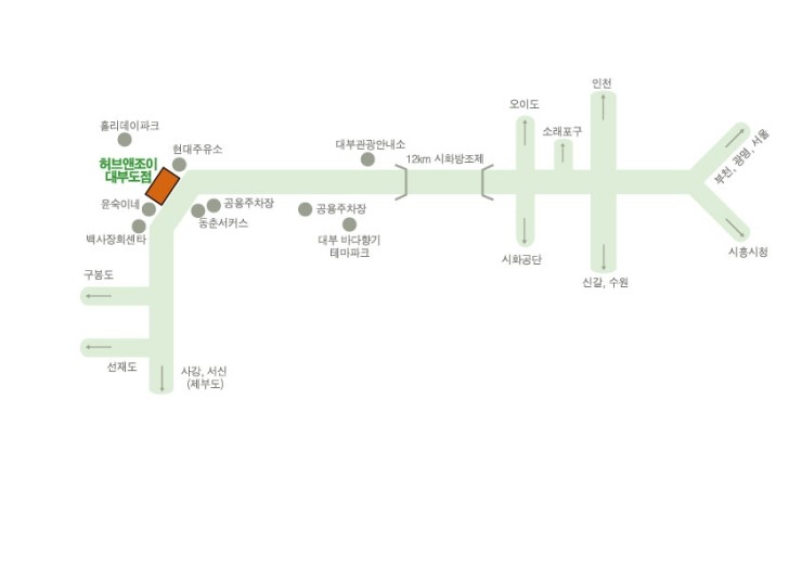 허브앤조이대부도점 이미지