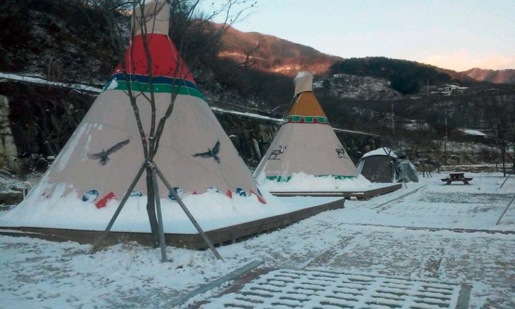 피아골오토캠핑장 이미지