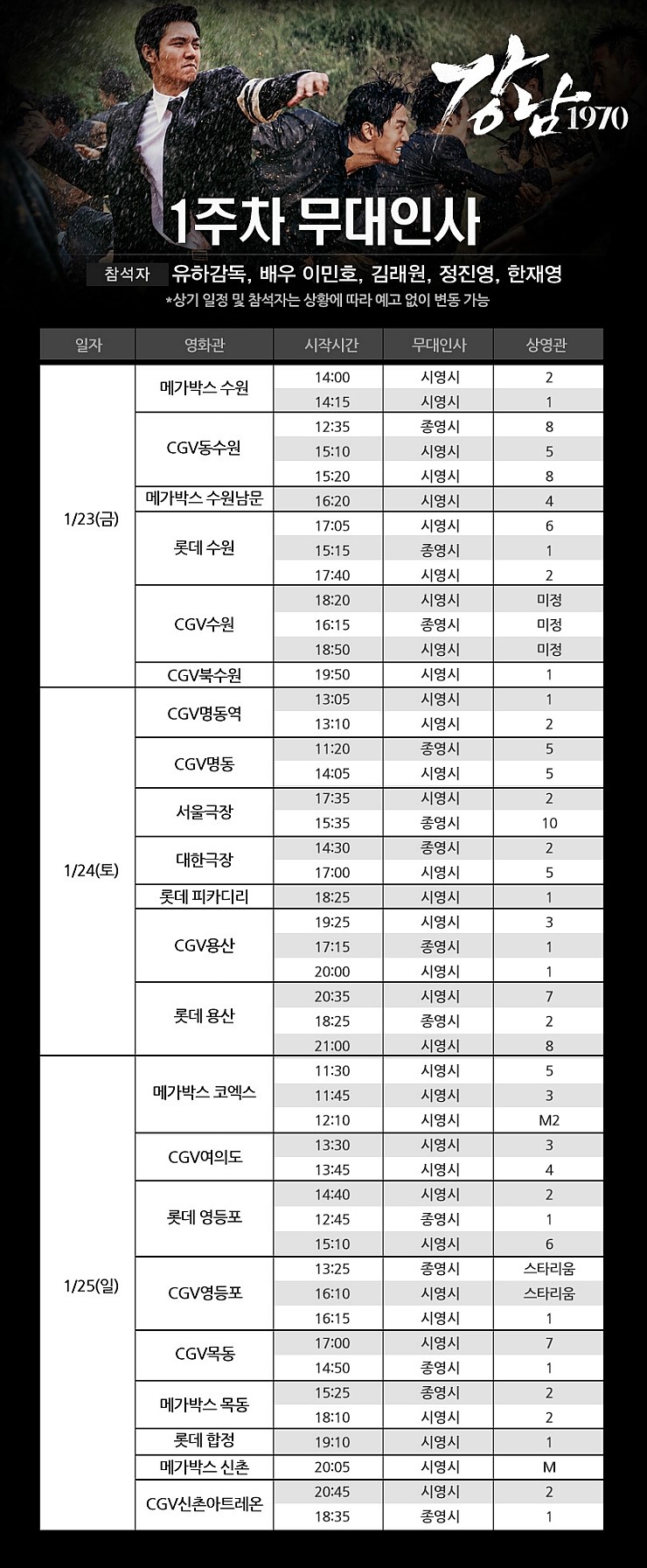 씨네마강남 1관 이미지