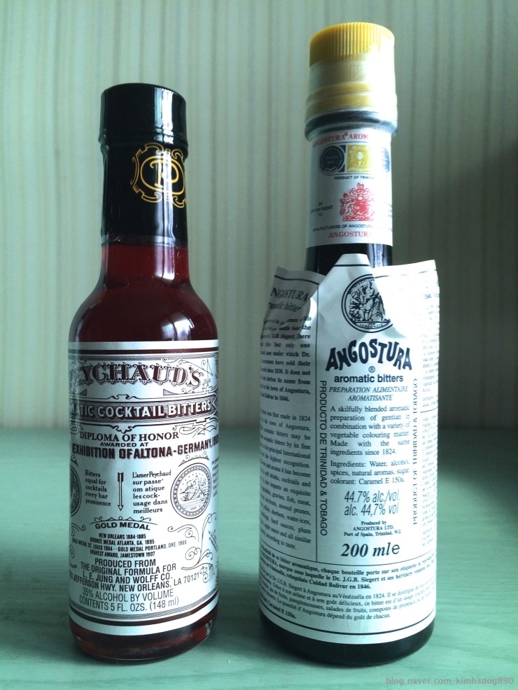 칵테일 비터 (Cocktail Bitters) 앙고스투라, 피 브라더스, 페쇼드 비터, 아로마틱 비터, Angostura