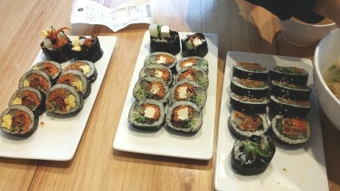 이맛 국수 김밥 이미지
