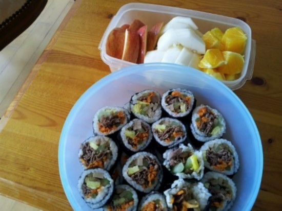 밥찌김밥 이미지