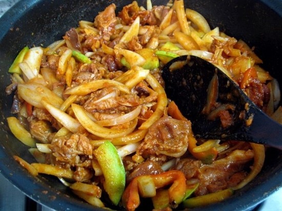 돼지고기두루치기 이미지